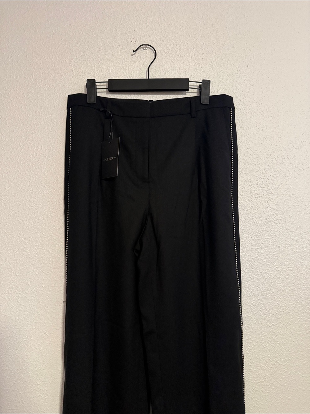 J.Crew Collection Essential Wide-Leg Pant in Italian City Wool Blend - Picture 4 of 9